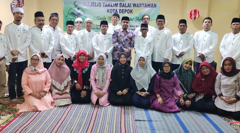 Majelis Taklim Balai Wartawan Kota Depok Gelar Pengajian Dengan Tema “Kemerdekaan Indonesia Merupakan Nikmat Allah Yang Harus Disyukuri”