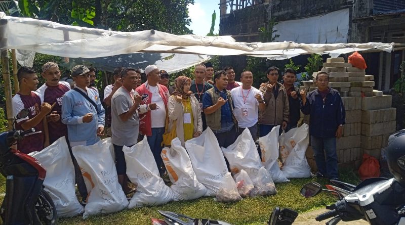 DPC Gerindra Kabupaten Bogor Tebar 14 Ekor Hewan Kurban, Rudy Susmanto Berikan Separu